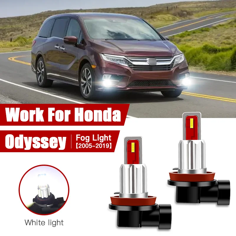 

2pcs Led Car Fog Lamp for Honda Odyssey 2005 2006 2007 2008 2009-2019 H11/H8 Front Fog Light Bulb Car Accessories Canbus 12V/35W