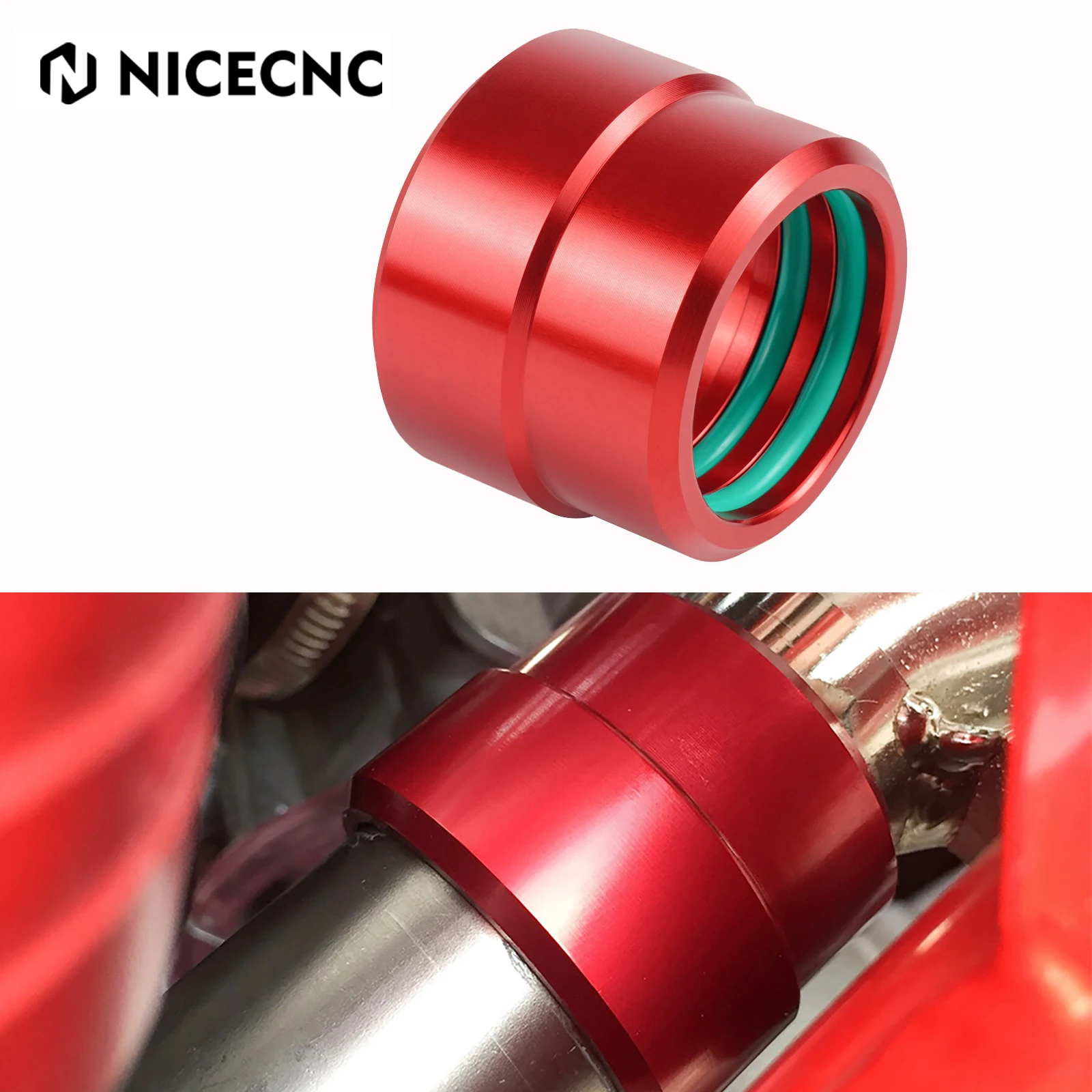 Выхлопной воротник NICECNC для BETA RR300 RR250 300RR 250RR RR 250 300 2020-2024 2023 2022, алюминиевые аксессуары для мотоциклов, детали Выхлопной воротник NICECNC для BETA RR300 RR250 300RR 250RR RR 250 300 2020-2024 2023 2022, алюминиевые аксессуары для мотоциклов, детали