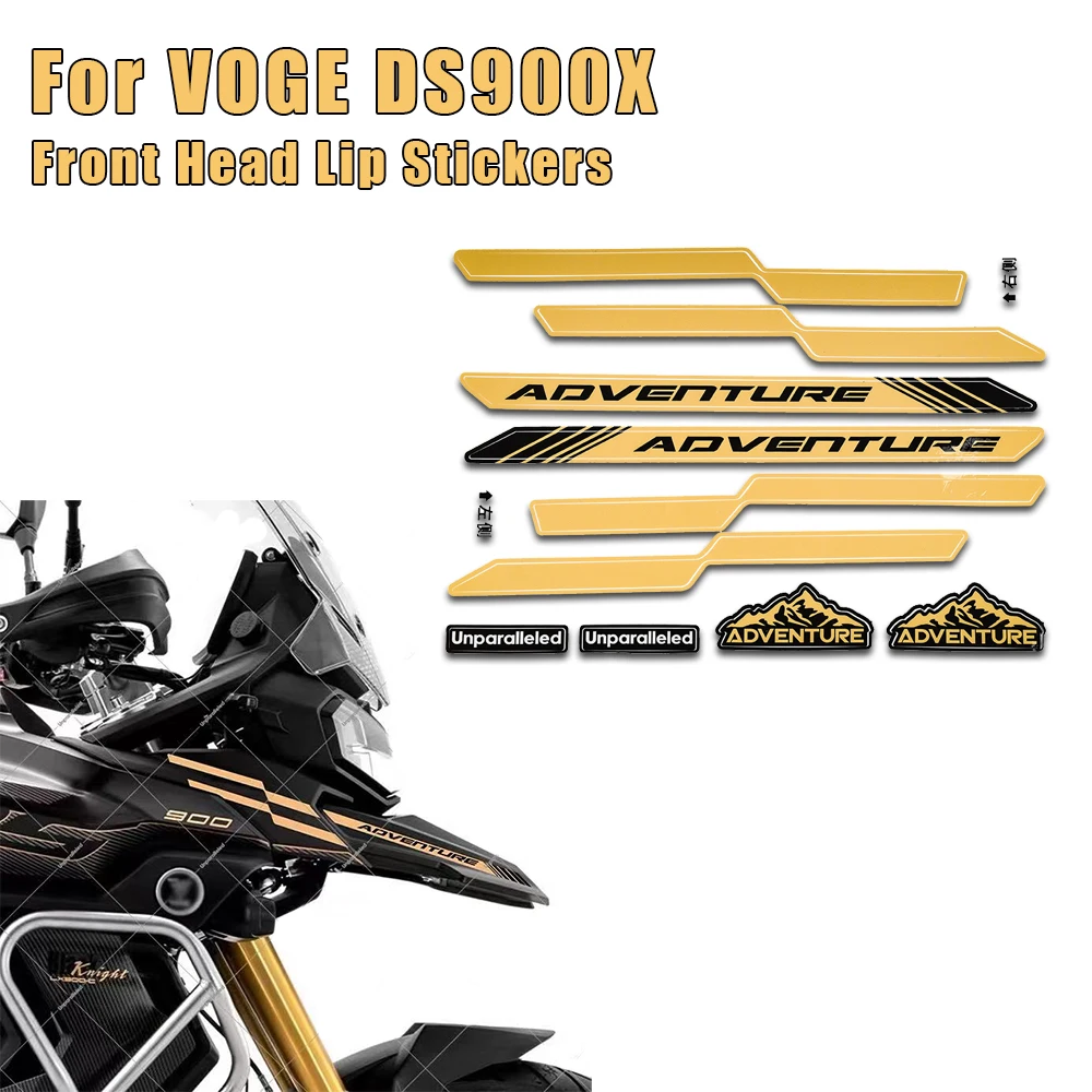 Scratch Decals Protector Motorcycle Sticker Head Lip for VOGE DS900X ADV DS 900 X 900DSX DSX900 Moto Locomotive Front Stickers