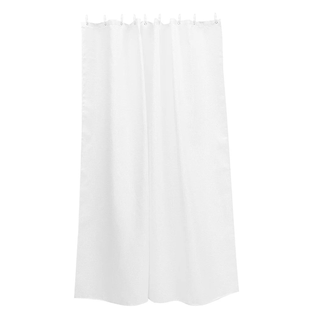 

Plain Shower Curtain Waterproof and Lightweight Polyester Fabric Simple Elegant Design Fits Any Bathroom Decor At Home Or Gym