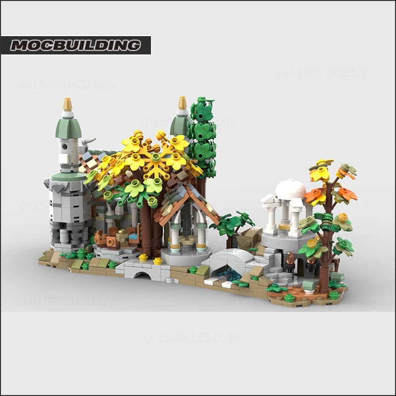 The Rings Movie Scence Moc Building Blocks Mini 10316 Winter Version Technology Bricks Creative Display Model Toys Gifts