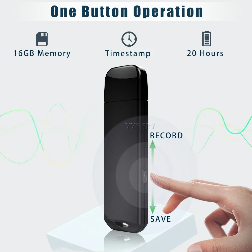 مسجل صوت رقمي صغير محرك فلاش USB 20 ساعة سجلات صوتية صغيرة صغيرة مشغل MP3 محمول مايكرو Grabadora De Voz