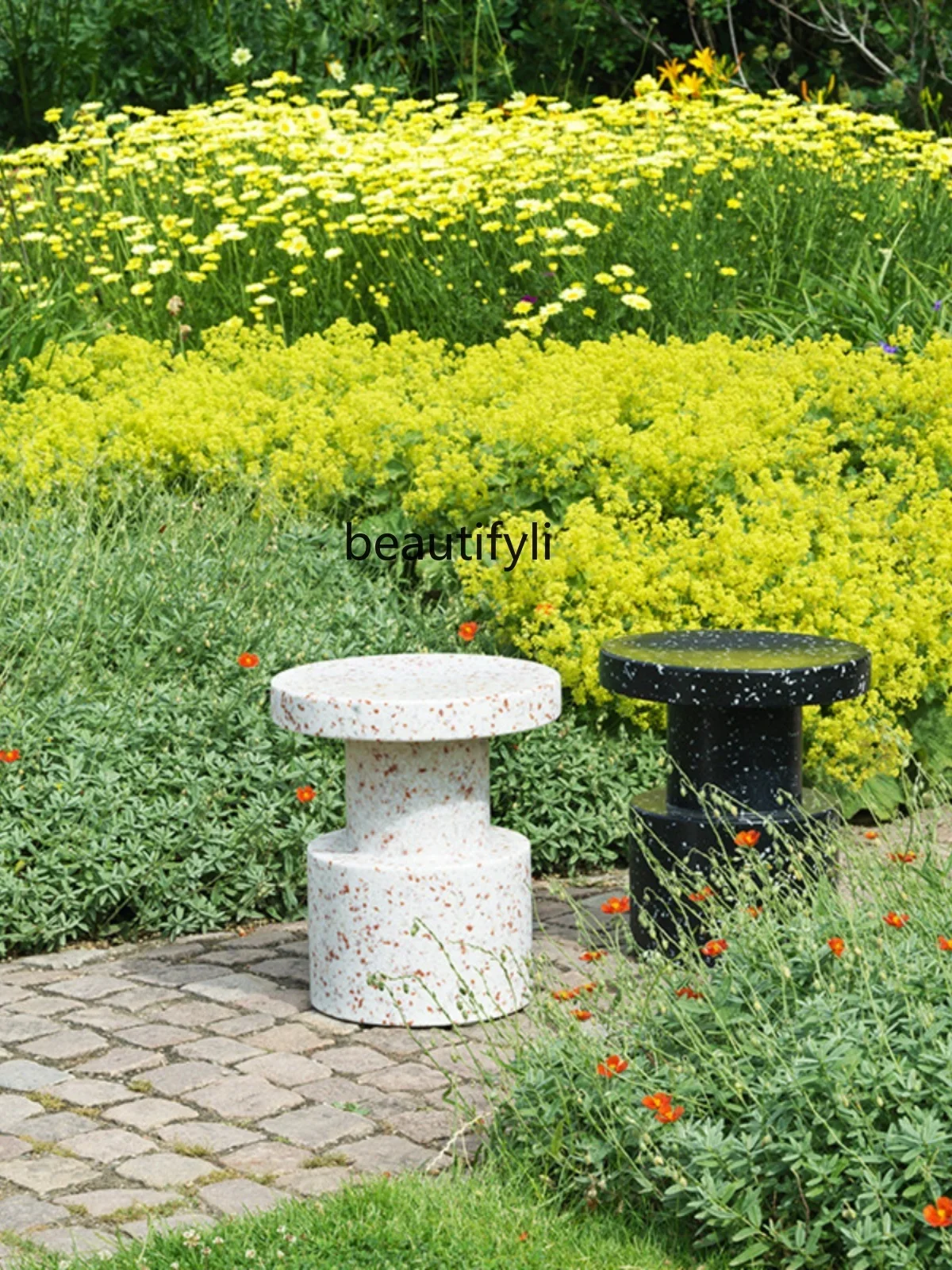 Nordic Denmark round Stool Living Room Sofa Side Table Environmental Protection Design