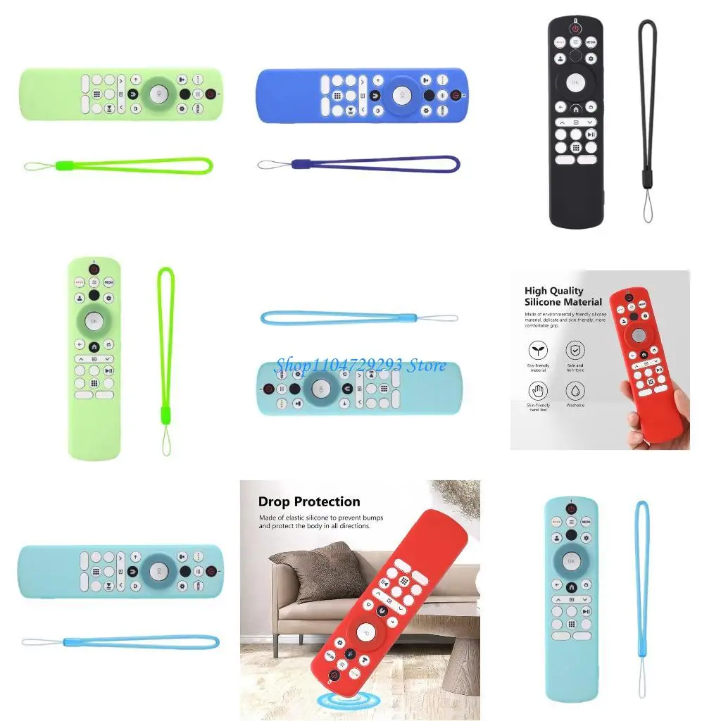 

Y2GD Precise Fit Silicone Cover Protector For HTRU33G Remote Case Full Button Access Without Removal For Easy Operation