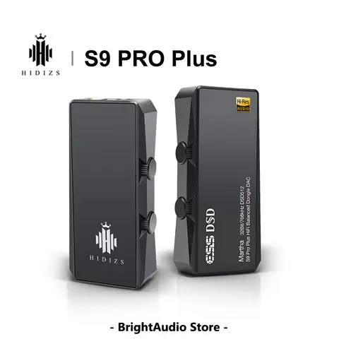 Hidizs S9 Pro Plus Martha HiFi 밸런스드 동글, USB DAC AMP 헤드폰 앰프, ES9038Q2M 고해상도 오디오, DSD512, 3.5mm, 4.4mm, 오디오 디렉트