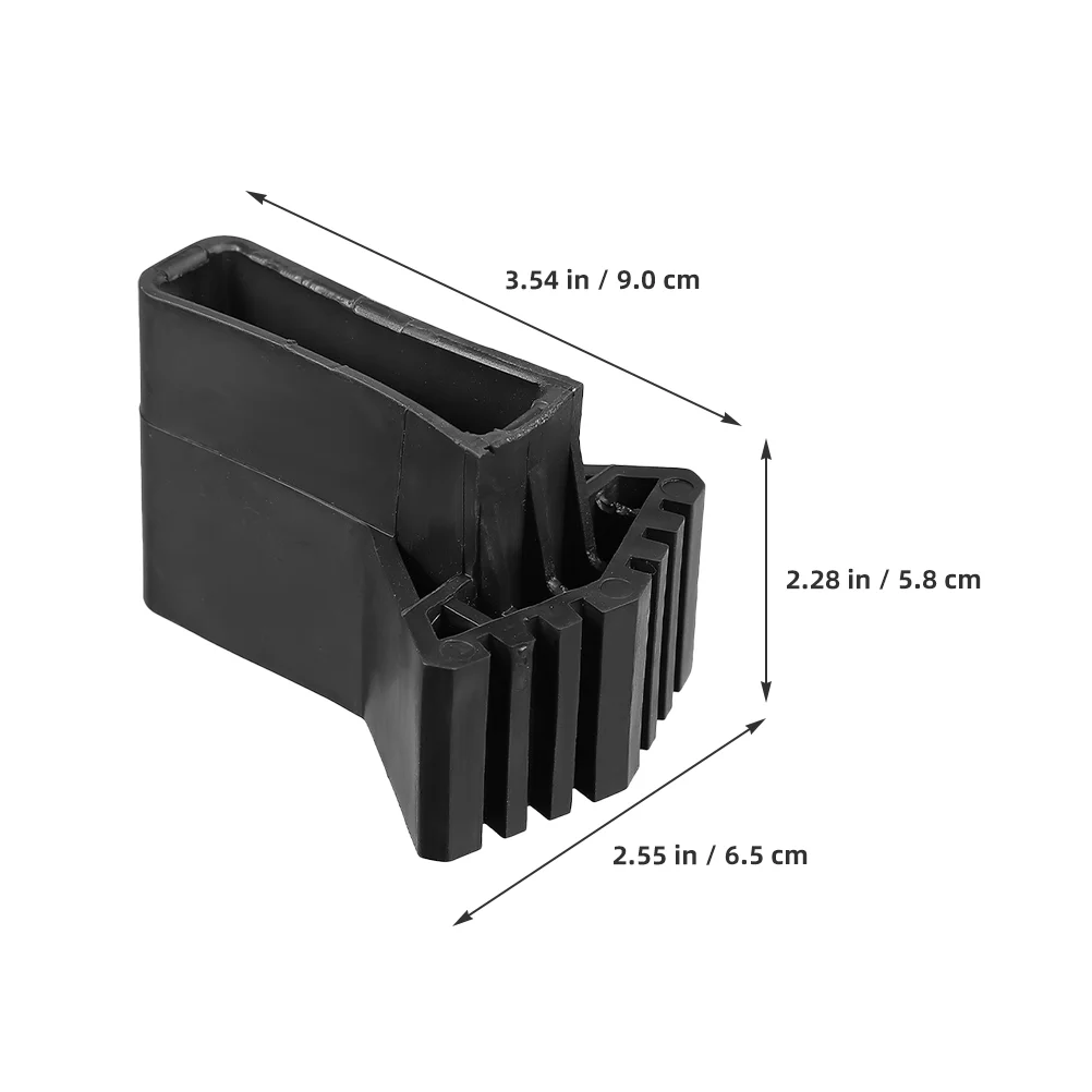 Cubierta de pie de escalera telescópica, suministros de escaleras plegables, Protector de piernas, piezas de almohadillas de goma, 6 piezas