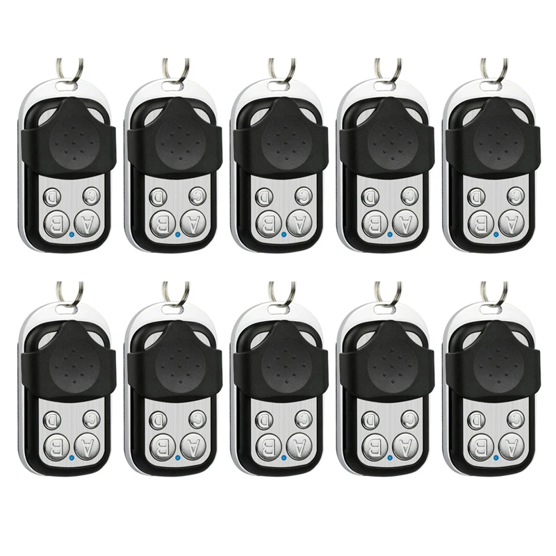 Hot 10PCS 433MHZ Remote Control 4 CH Cloner Remote Control Garage Gate Door Remote Control Replicator Clone Car Key