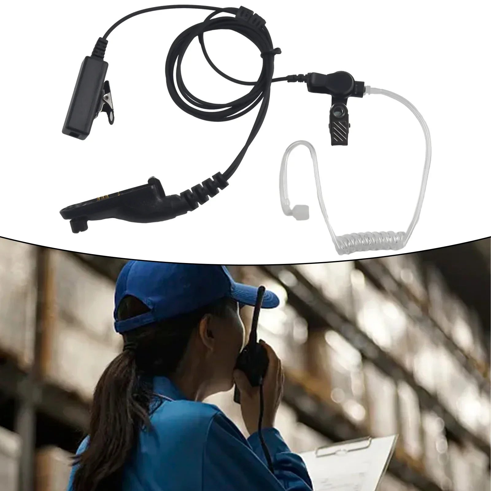 PTT Headset Earpiece Mic For APX8000/7000/6000 XPR6550/6500/6300 Radio Comfortable Compact And Durable