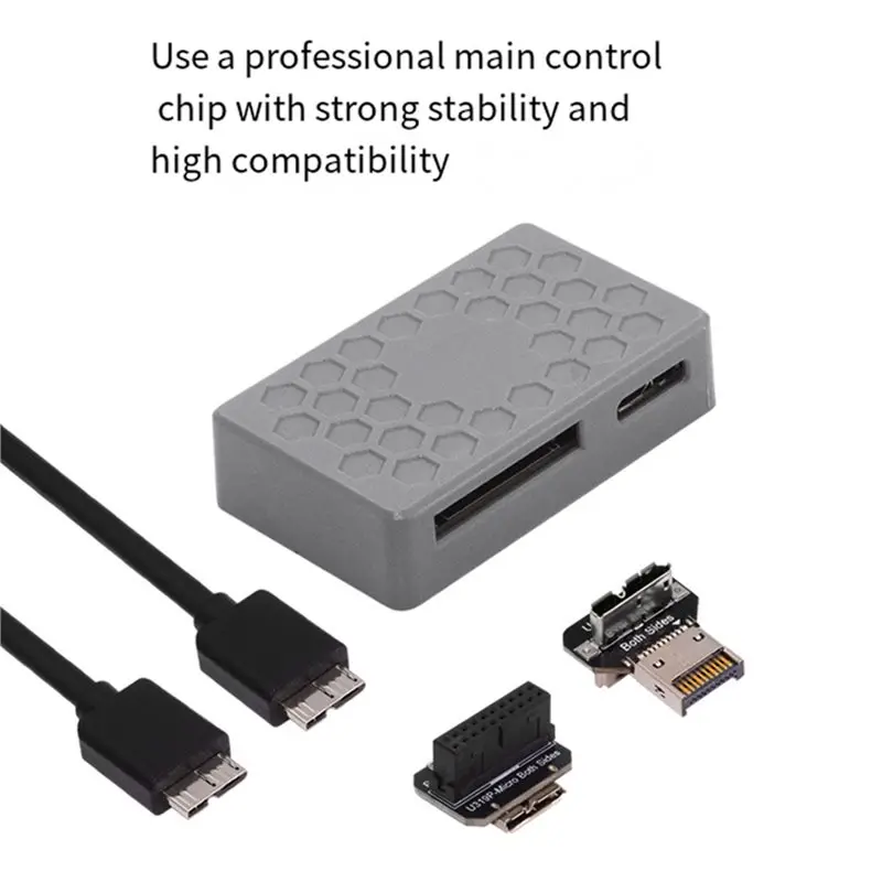Front USB-A And USB-C Port Motherboard USB 3.0 With 20-Pin Dual-Port Expansion And Hub Chip