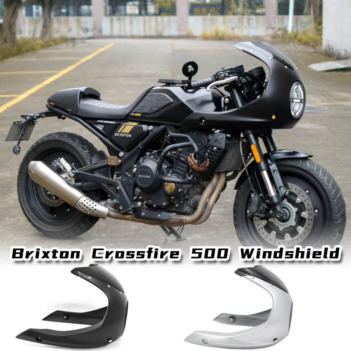 Customized for Brixton Crossfire 500 Motorcycle Windfield Fairing Headlight Cover Screen Lens ABS Material Accessories