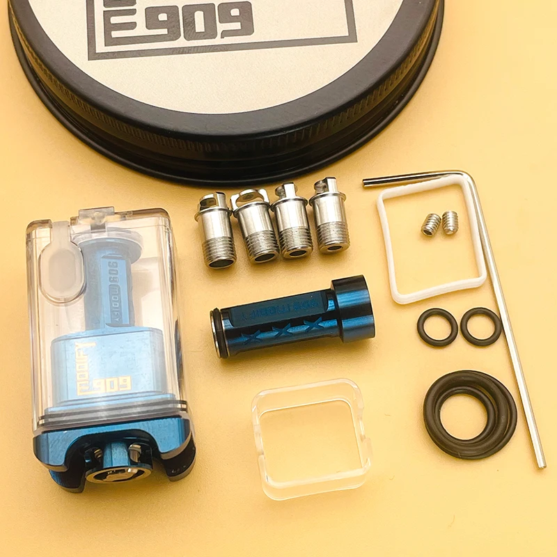 DSX 909 Modify Xtra RBA из нержавеющей стали/прозрачного ПК chambe для Boro или dotAIO V1 V2 со штифтами воздушного потока 2,0/2,5/3,0/3,5/4,0 мм