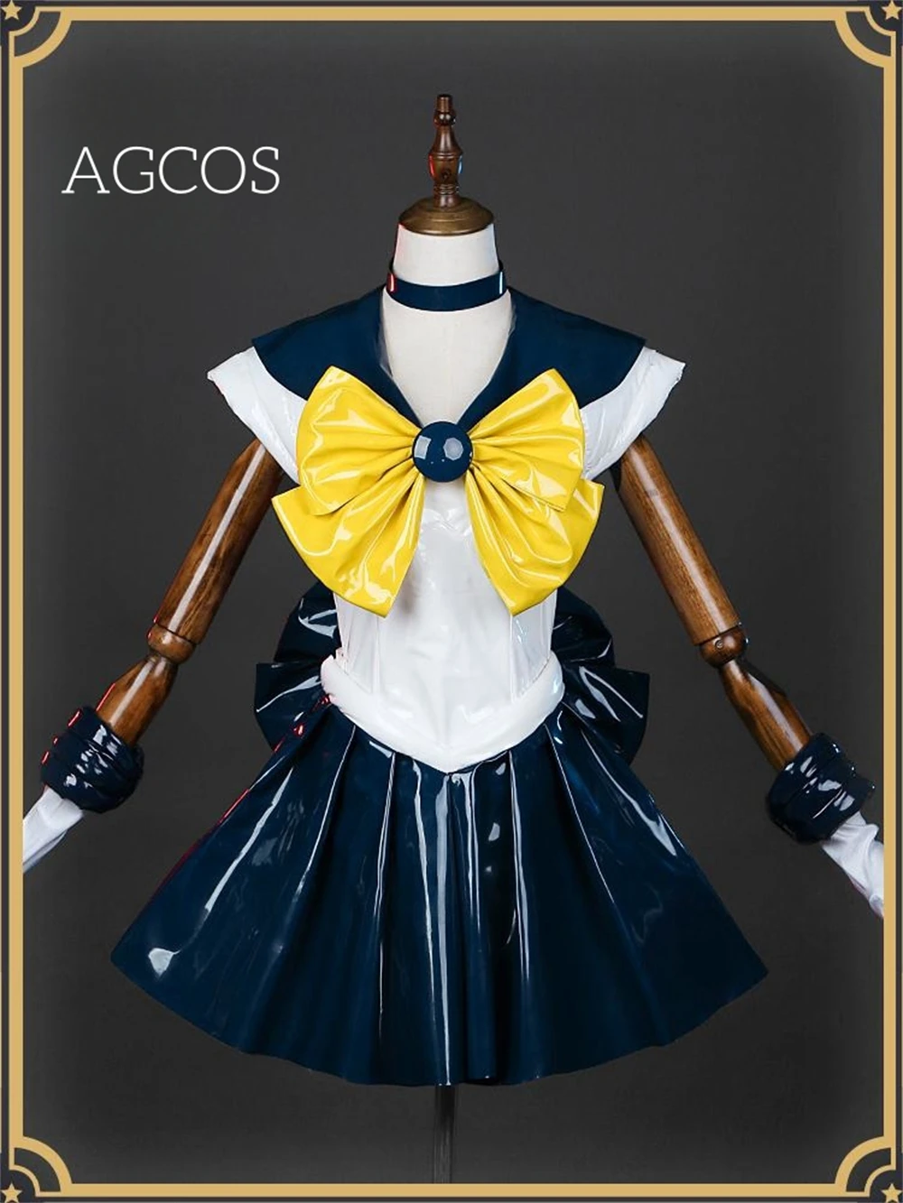 

AGCOS Sailor Moon Tenoh Haruka 30th Anniversary Cosplay Costume Sailor Uranus Combats Dress Anime Roleplay Sexy Uniforms