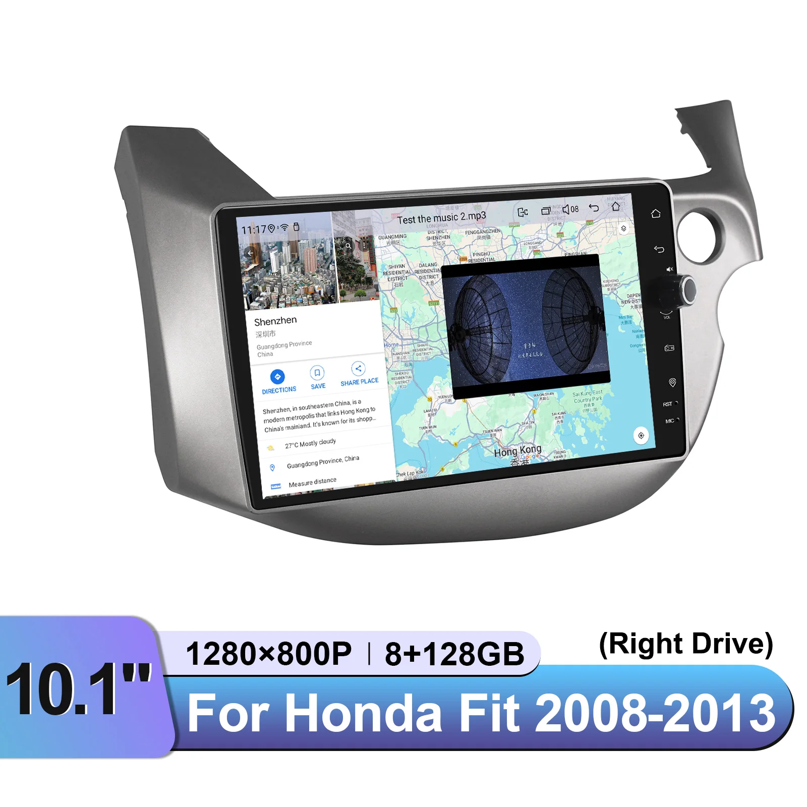Joying 10 بوصة أندرويد 13.0 وحدة رأس راديو السيارة ل 2008 - 2013 هوندا صالح مشغل وسائط متعددة دعم CarPlay الحق محرك التوصيل و P #1