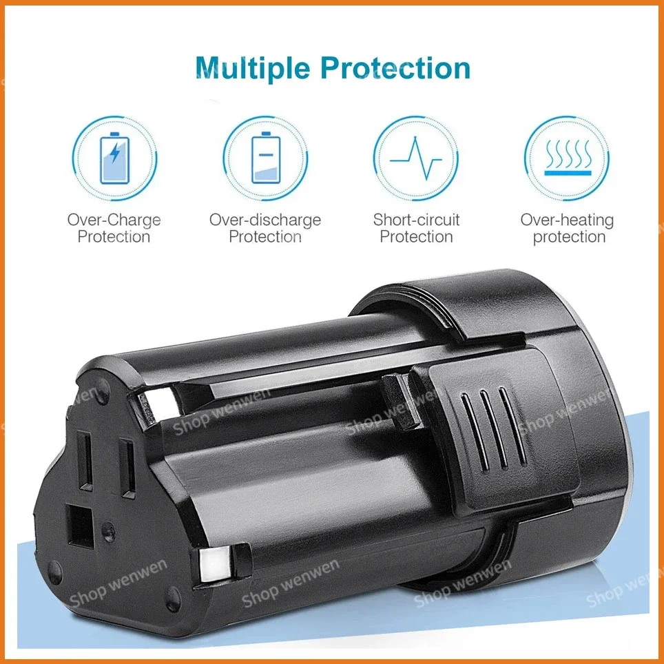 3.0Ah 12V Battery for Worx WA3504 WA3505 WA3509 WA3553 for Rockwell RW9300 Li-ion Rechargeable Power Tool Battery