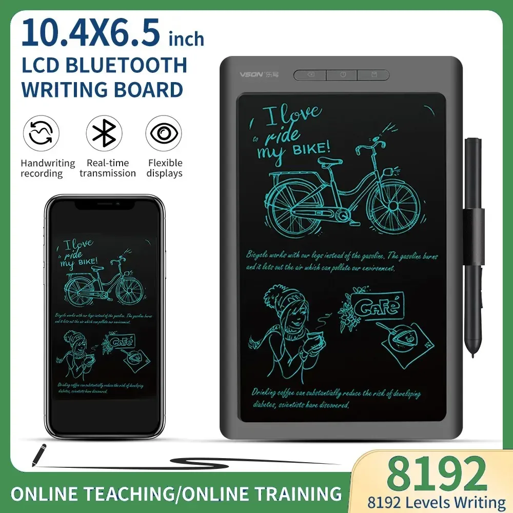 

10 Inch Digital Tablet Art Graphic Drawing 8192 Levels Pressure Sensitivity Writing Board For Drawing Game OSU Win Mac