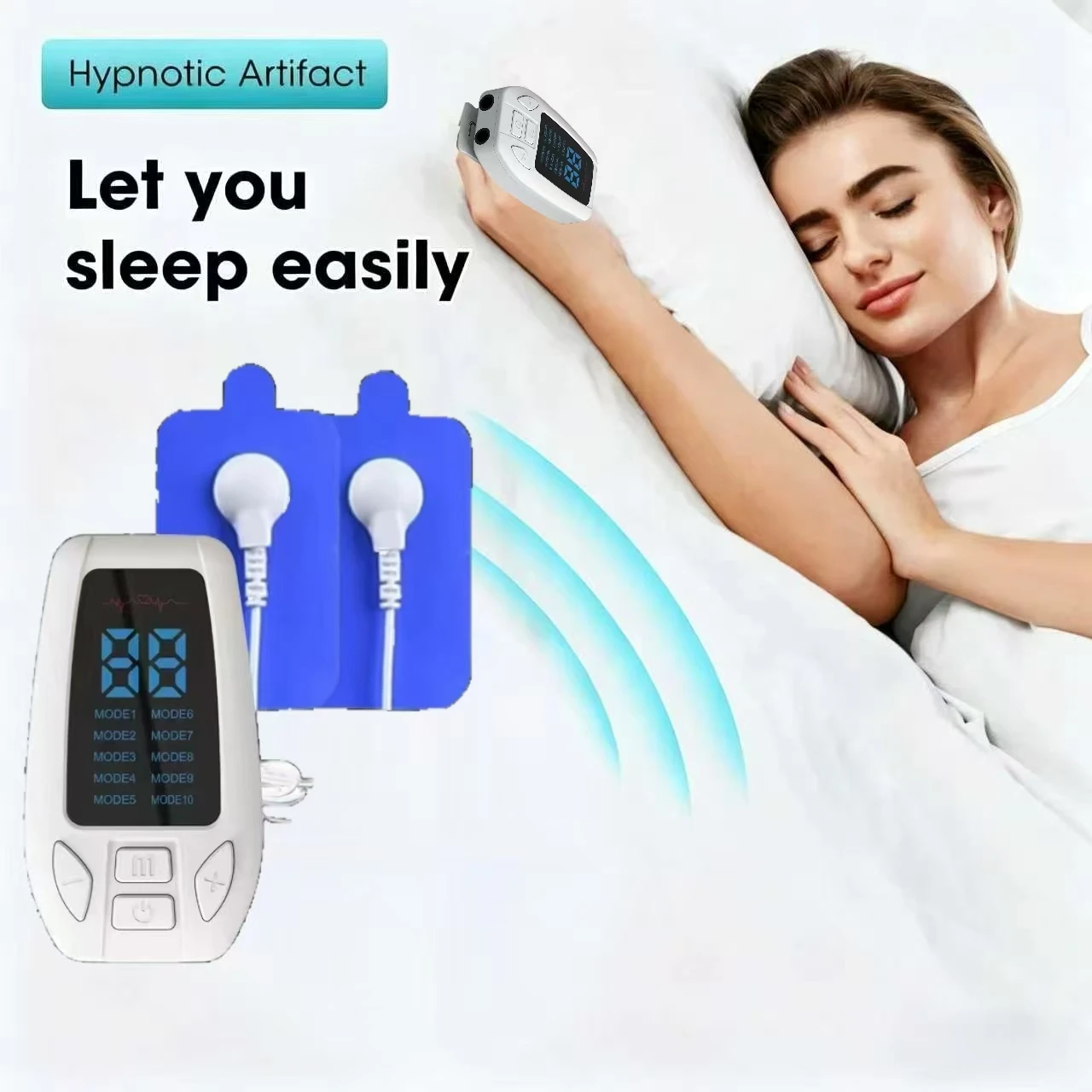 Clinical TVNS Ear Clip Vagus Nerve Stimulation Device for Stress Relief Sleep Aid Non Invasive Tens Home Treatment