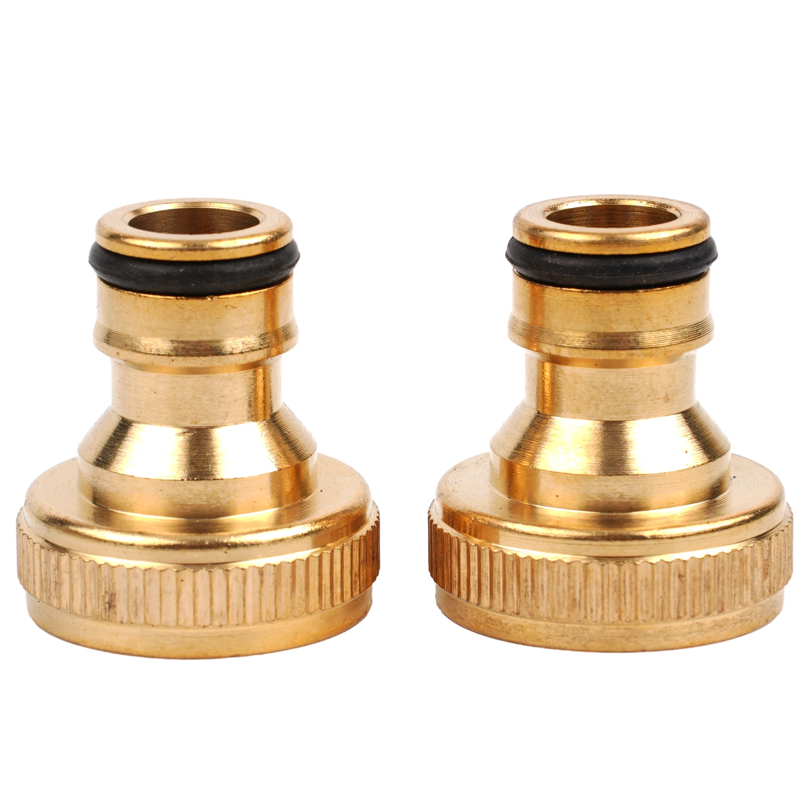 

Tap Thread Connector Hose Quick Adaptor Water Pipe 1.57*1.18in 2PCS 3/4" To 1/2" 4*3cm Brass Faucet Fitting Practical Quality