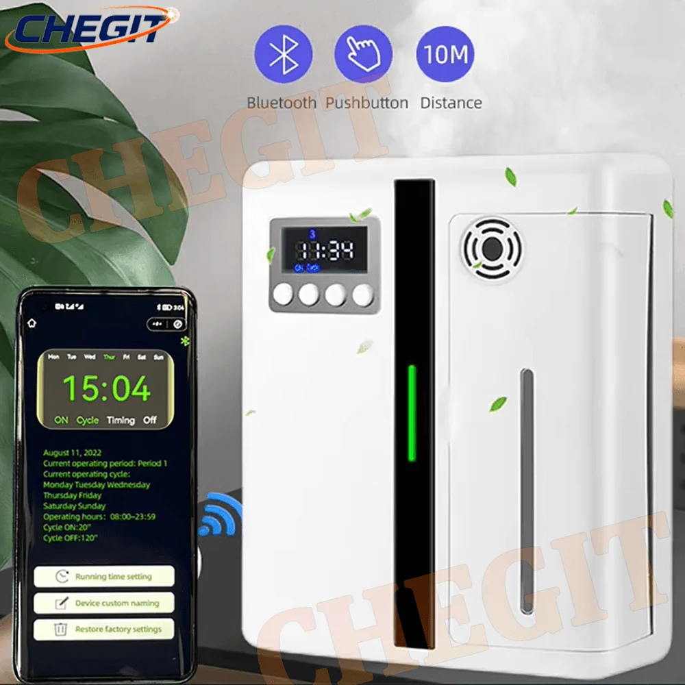 Difusor de Aroma profesional, olor eléctrico para el hogar, difusor de fragancia montado en la pared, máquina automática de aire aromático en aerosol para Hotel