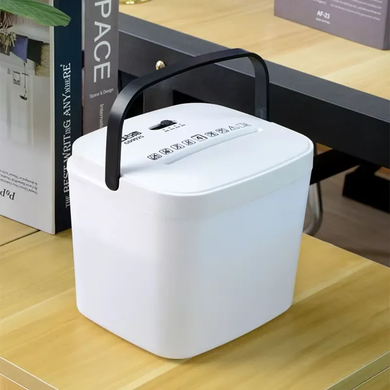3.5L Mini Electric Shredder 9925 Office Household Small Desktop Automatic Confidential Document Paper Grinder Crusher