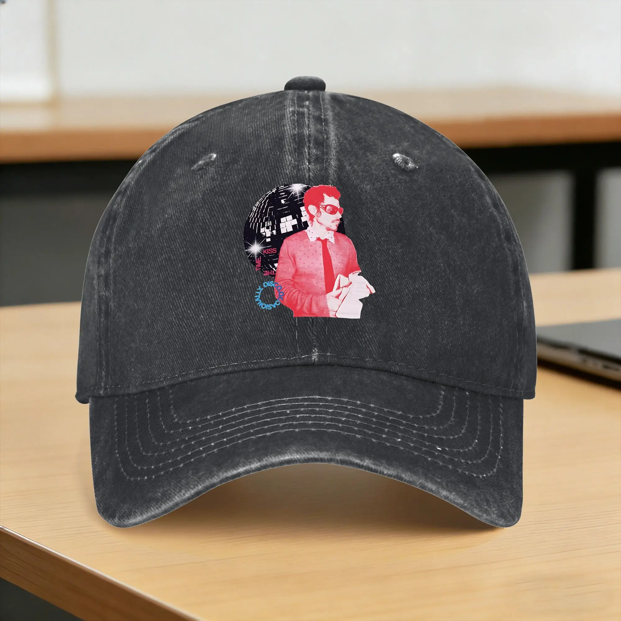 

Harry Styles Kiss All The Time Disco Occasionally Casual Baseball Cap Men Summer Outdoor Gym Trucker Hat Streetwear Snapback Cap