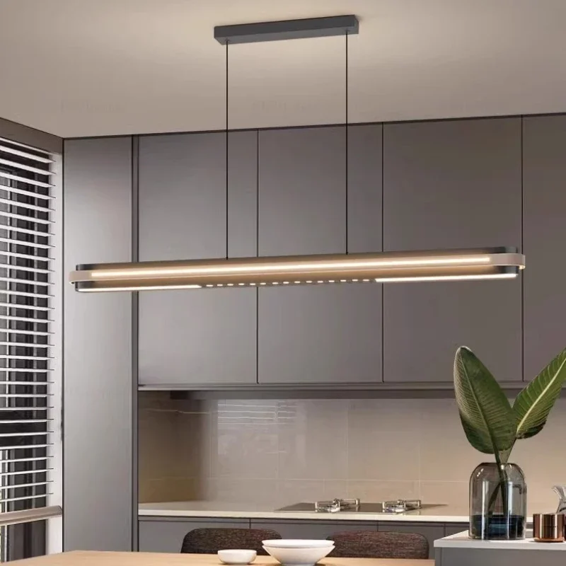 

Nordic Minimalist Long Pendant Lights Living Dining Table Room Bar Counter Cafe Chandelier Home Decor Lighting Lusters Luminaire