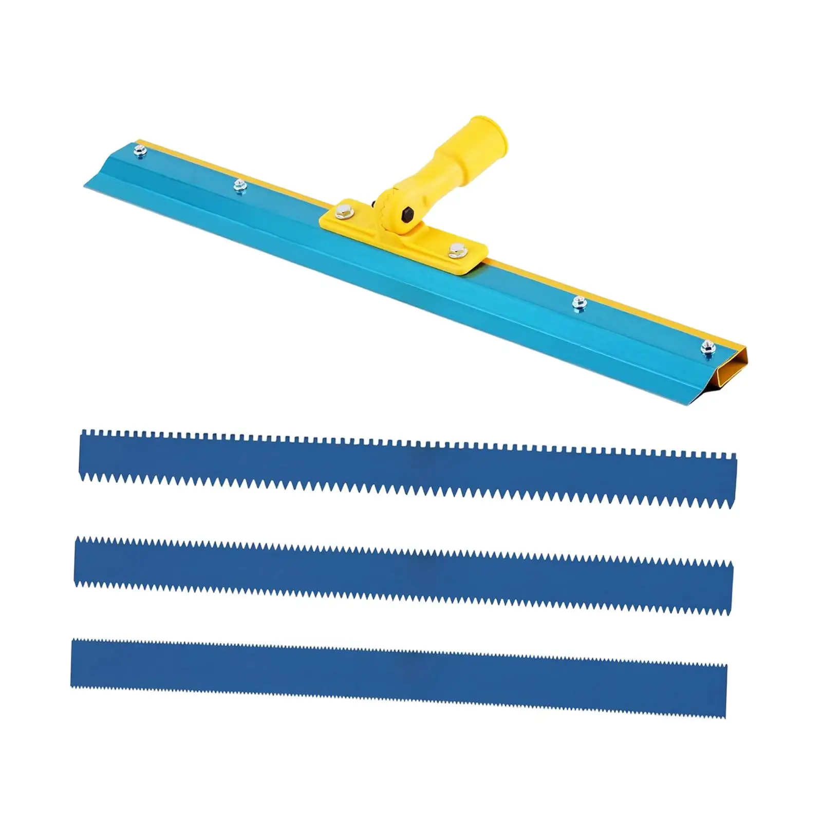 

Epoxy Floor Squeegee Lightweight 56cm Notched Squeegee Epoxy Floor and Wall Spreader for Patio Garage Outdoor Driveways Showroom