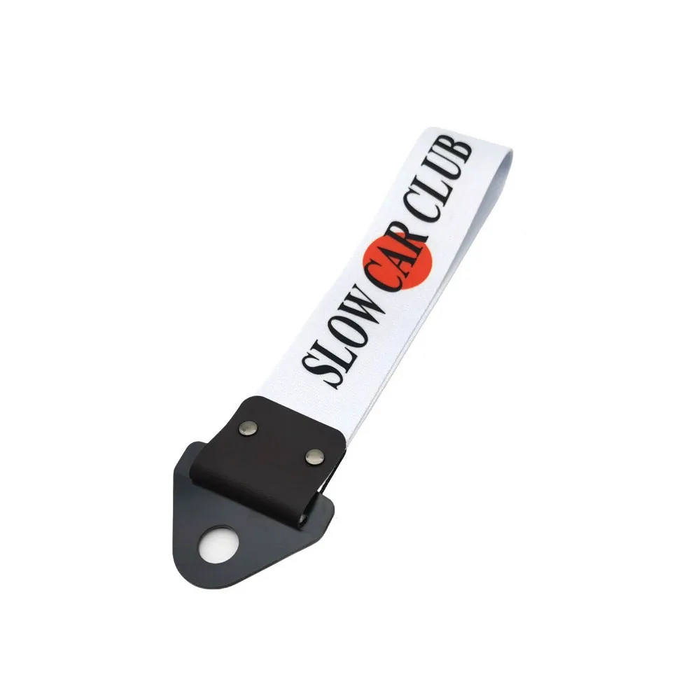 JDM سباق نمط سيارة دراجة نارية قلادة سحب حزام حزام حبل للسحب الشريط مقطورة حبل الوفير سحب حزام اكسسوارات السيارات