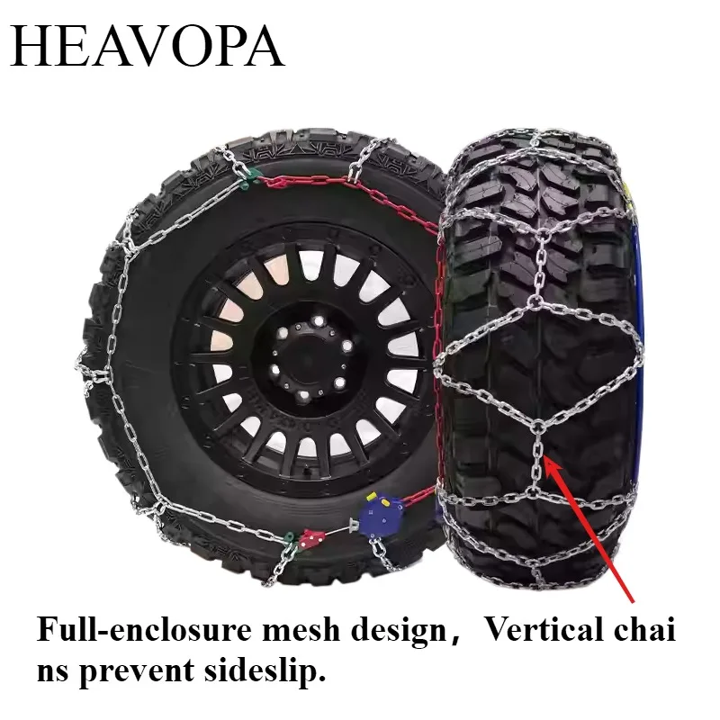 All-terrain snow chains for off-road applicable to tire models of37*12.5*16.5   37*12.5*17   35*12.5R20