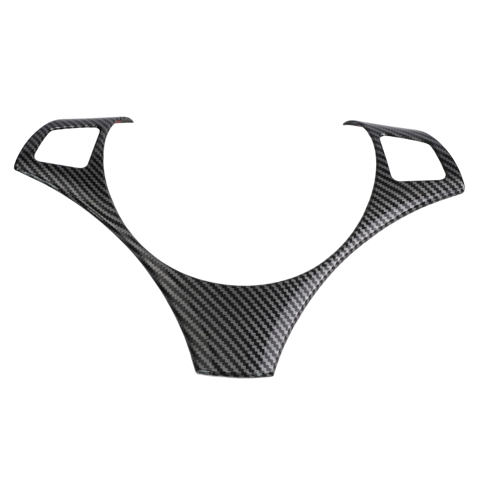 

Trim Sticker Steering Wheel Cover Car Interior Accessories 1pc ABS Black For BMW 3 Series Color Fade Protection