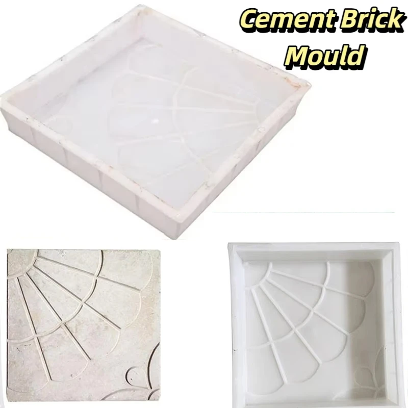

Y Cement Brick Mould DIY Paving Mold Brick Concrete Stone Square Mould for Slabs Patio Garden Lawn Pavement Paver Walk Road