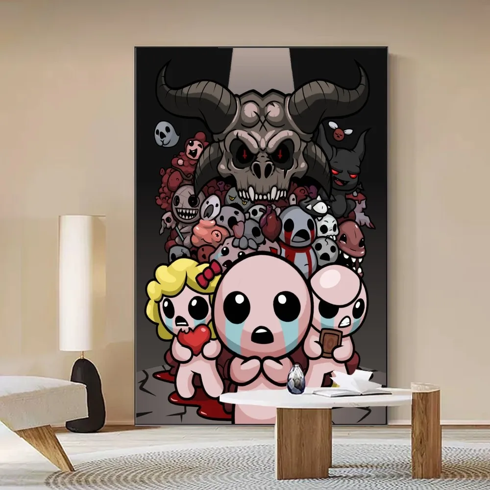 The Binding Of Isaac Poster Self-adhesive Art Poster Retro Kraft Paper Sticker DIY Room Bar Cafe Vintage Decorative Painting