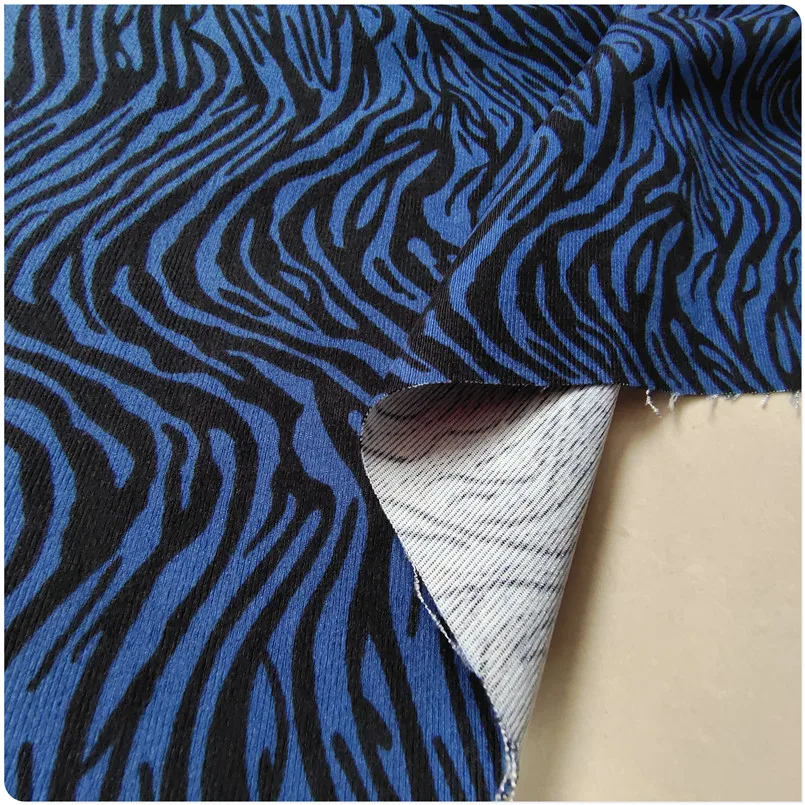 Frühling, Herbst und Winter blau Zebra Twill gebürstet Stoff Anzug Anzug Hose Anzug Stoff