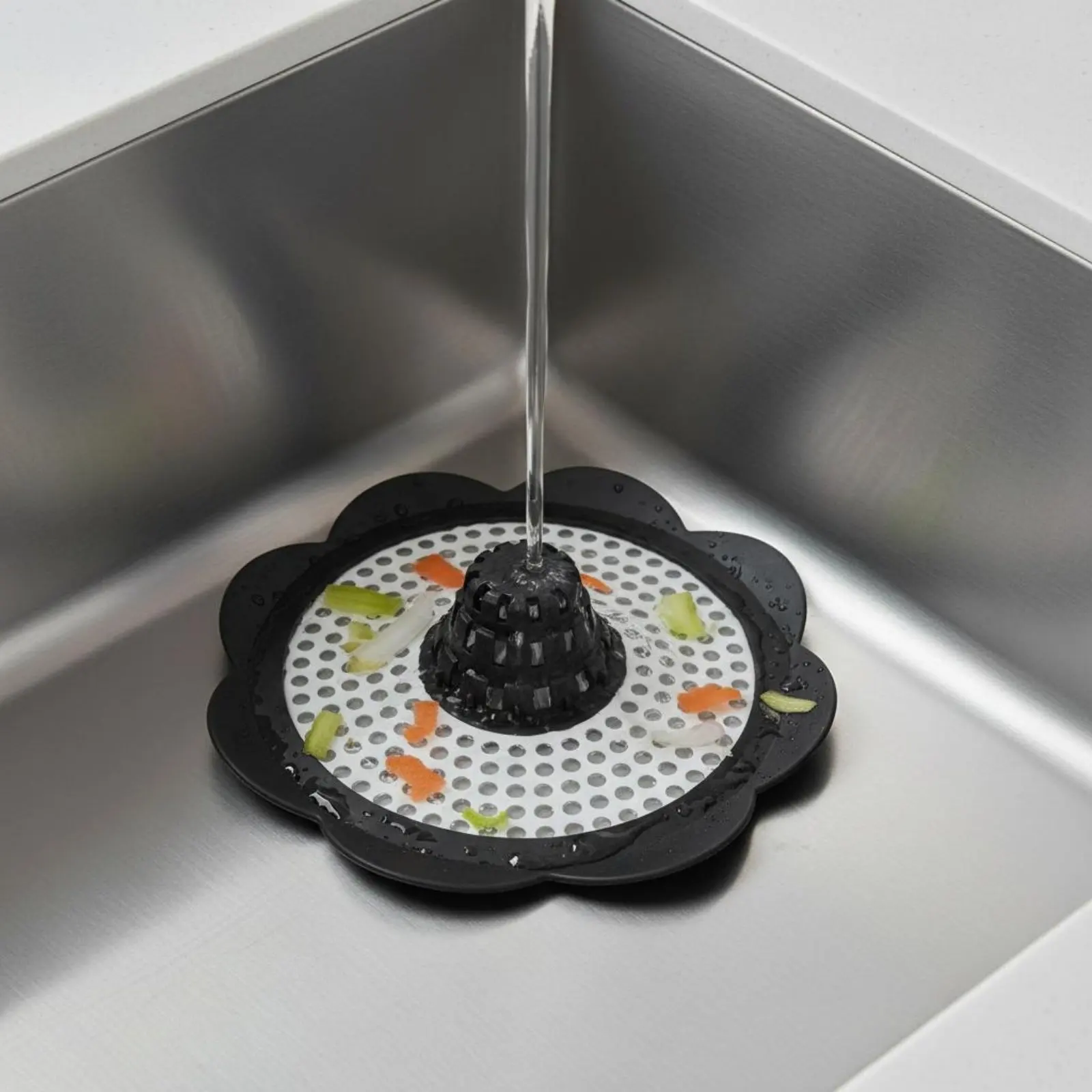 

Flower Drain Cover Clog Clog Guard Hair Catcher Drain Cover Sink Strainer Multi-Purpose Bathroom Accessory Easy to Clean