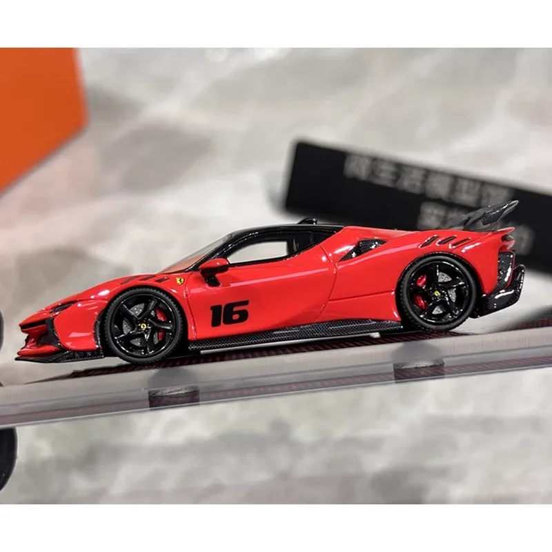 U2 1/64 FERRARI SF90XX Stradale Alloy Toy Motor Vehicle Diecast Metal Model Prezenty