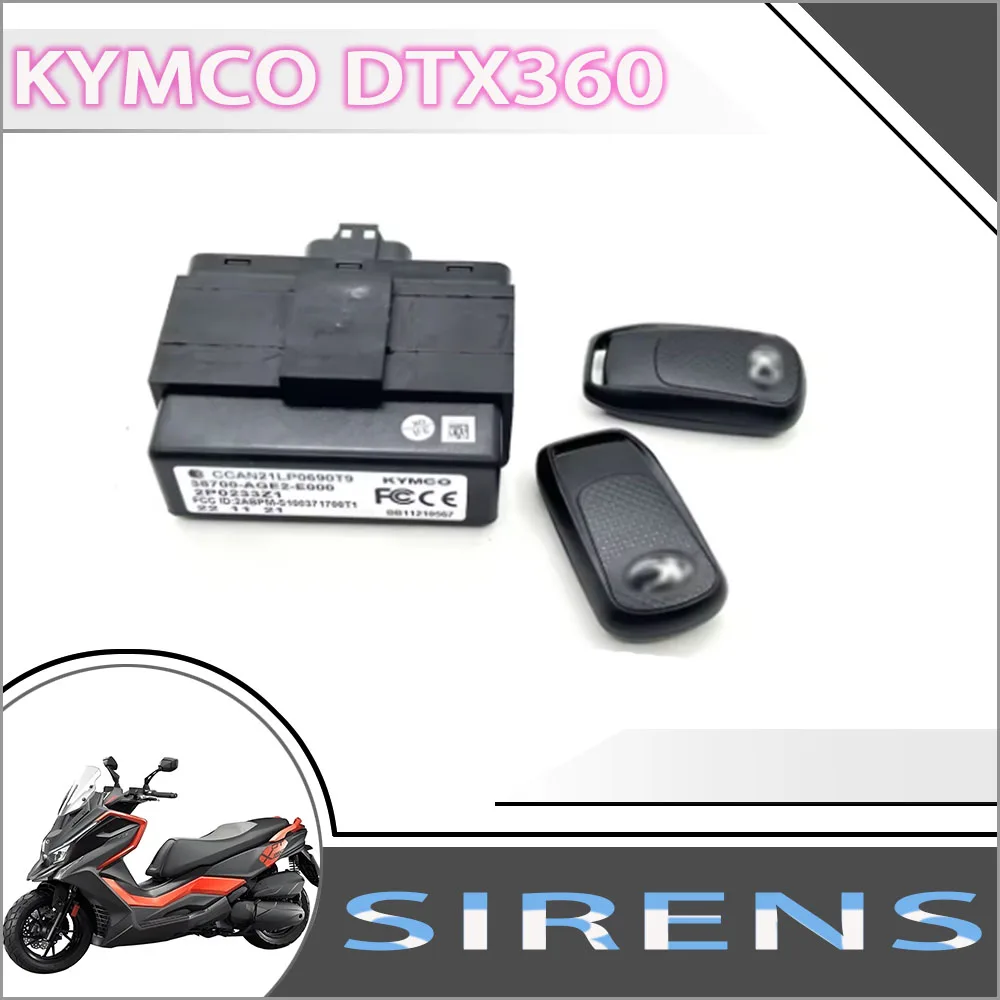

Motorcycle For KYMCO DTX360 360DTX DTX 360 Alarm Remote Control Anti-theft POWER Button One-key Start Button Original Parts