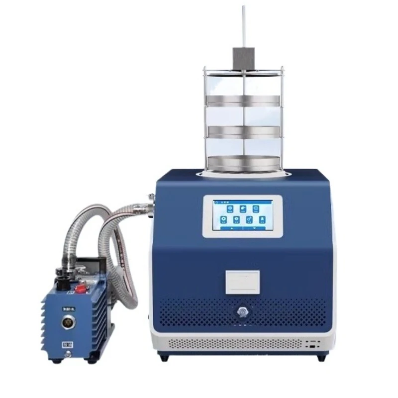 FOB Freeze Dryer Laboratory/commercial Freeze Dryer Vacuum Capping Bottle Holder T Shaped Rack Multi Manifold Freeze Dryer