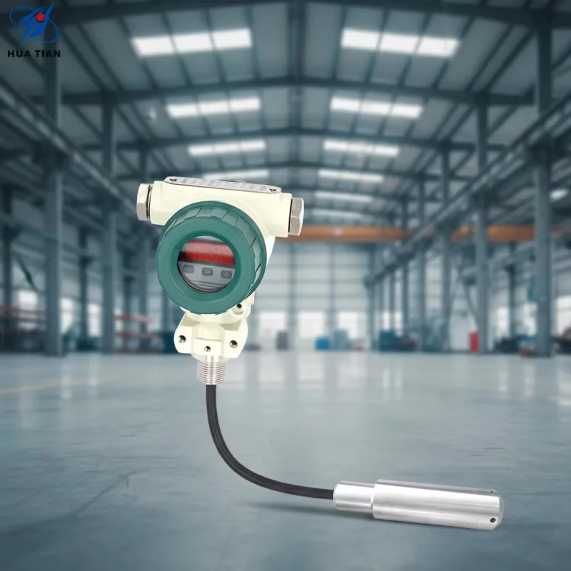 4-20mA Stainless Steel 304 Immersion Level Gauge Transmitter 0-10m Measuring Range 0.5% Accuracy 24VDC LCD 1 Year