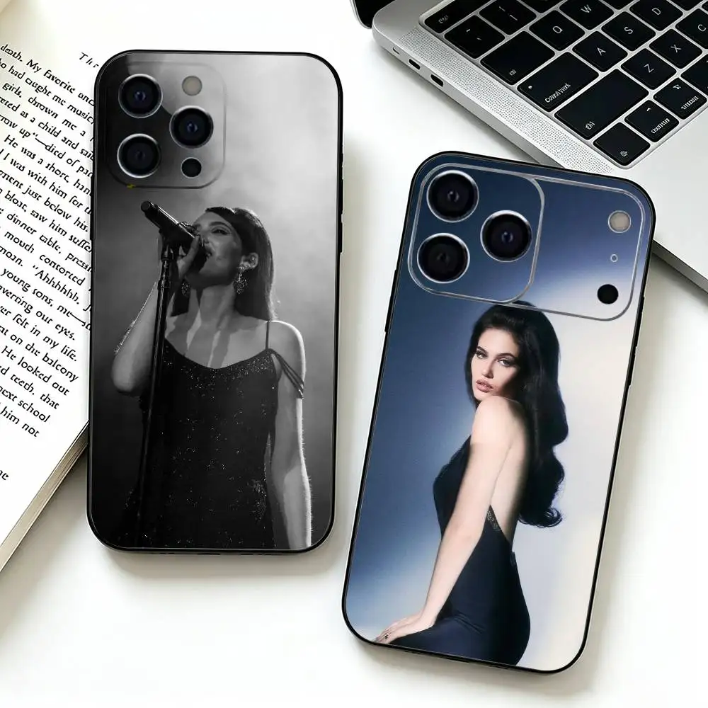 S-Sienna-S- Spiro S-Singer Phone Case For iPhone 17,16,15,14,13,12,11 Pro Max,16/15/14Plus,XS Soft Black Cover