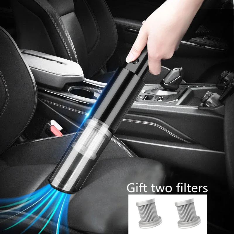 Wireless Car Vacuum Cleaner 120W High Power Portable Dust Cleaner 9000Pa Suction Power