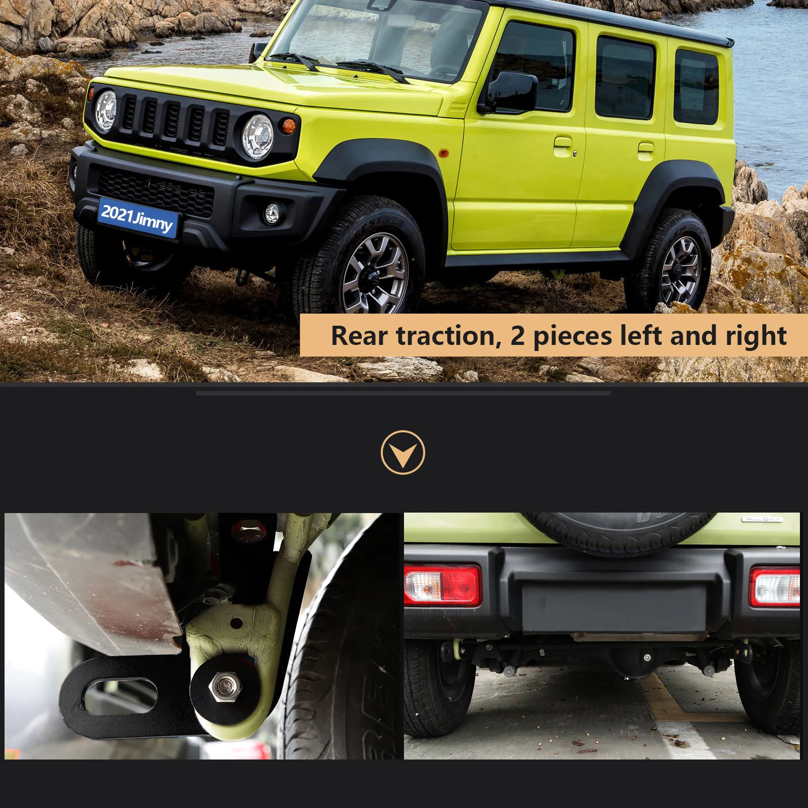 

Artudatech 2 шт. задний левый и правый сцепный сцеп для Suzuki Jimny JB64W JB74 2019-2023 автомобильные аксессуары 2020 2021 2022
