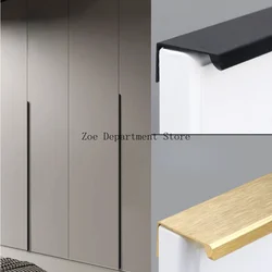Long Cabinet Handles 1200mm Cupboard Pull Aluminium Alloy Brushed Gold Wardrobe Cupboard Door Handle