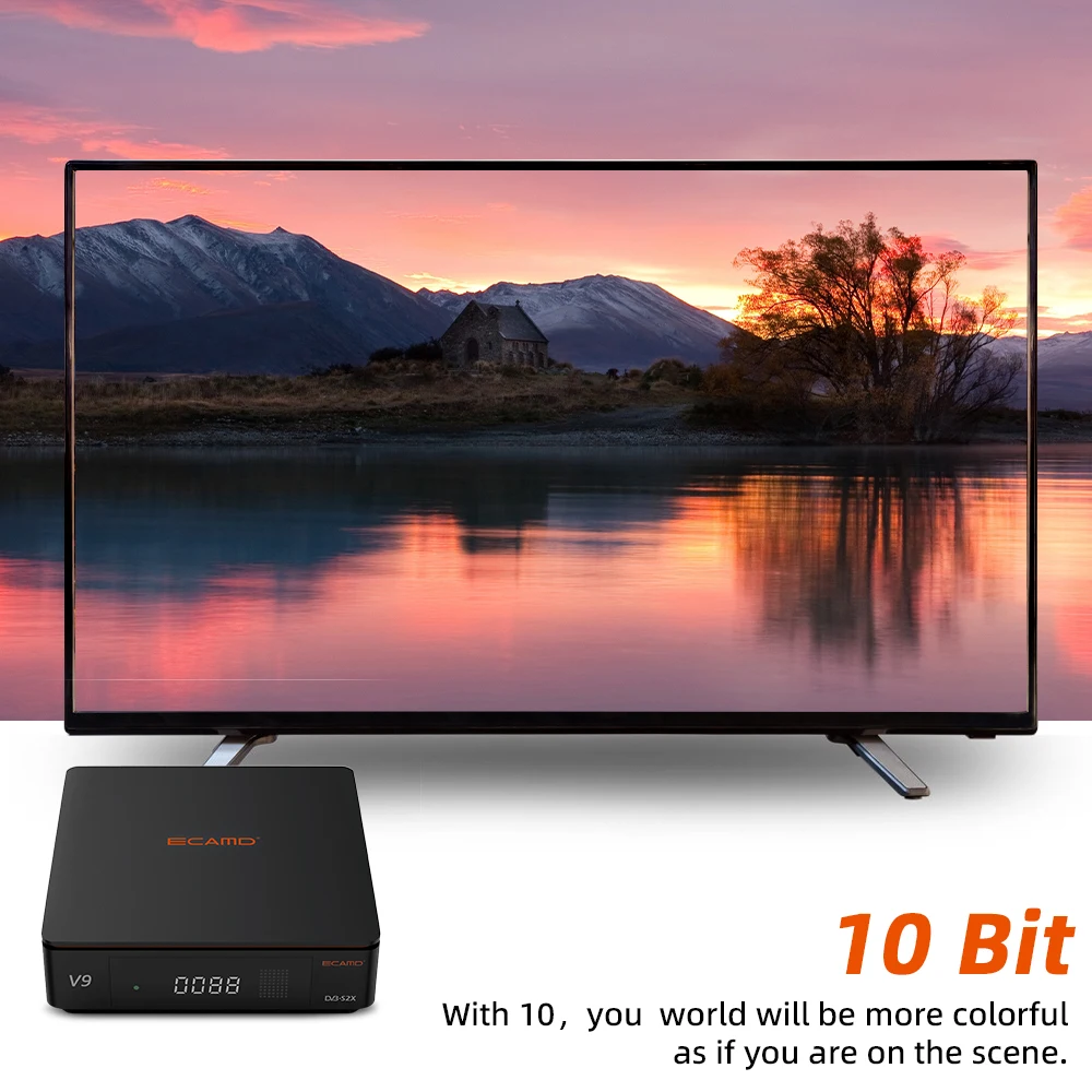 وحدة فك تشفير إشارة الأقمار الصناعية ، V9 ، جهاز استقبال عالي الدقة ، ECAM ، S2 ، S ، من ، P ، H265 ، مدمج في G ، WiFi ، تحديث الدعم ، البرامج الثابتة للمريخ