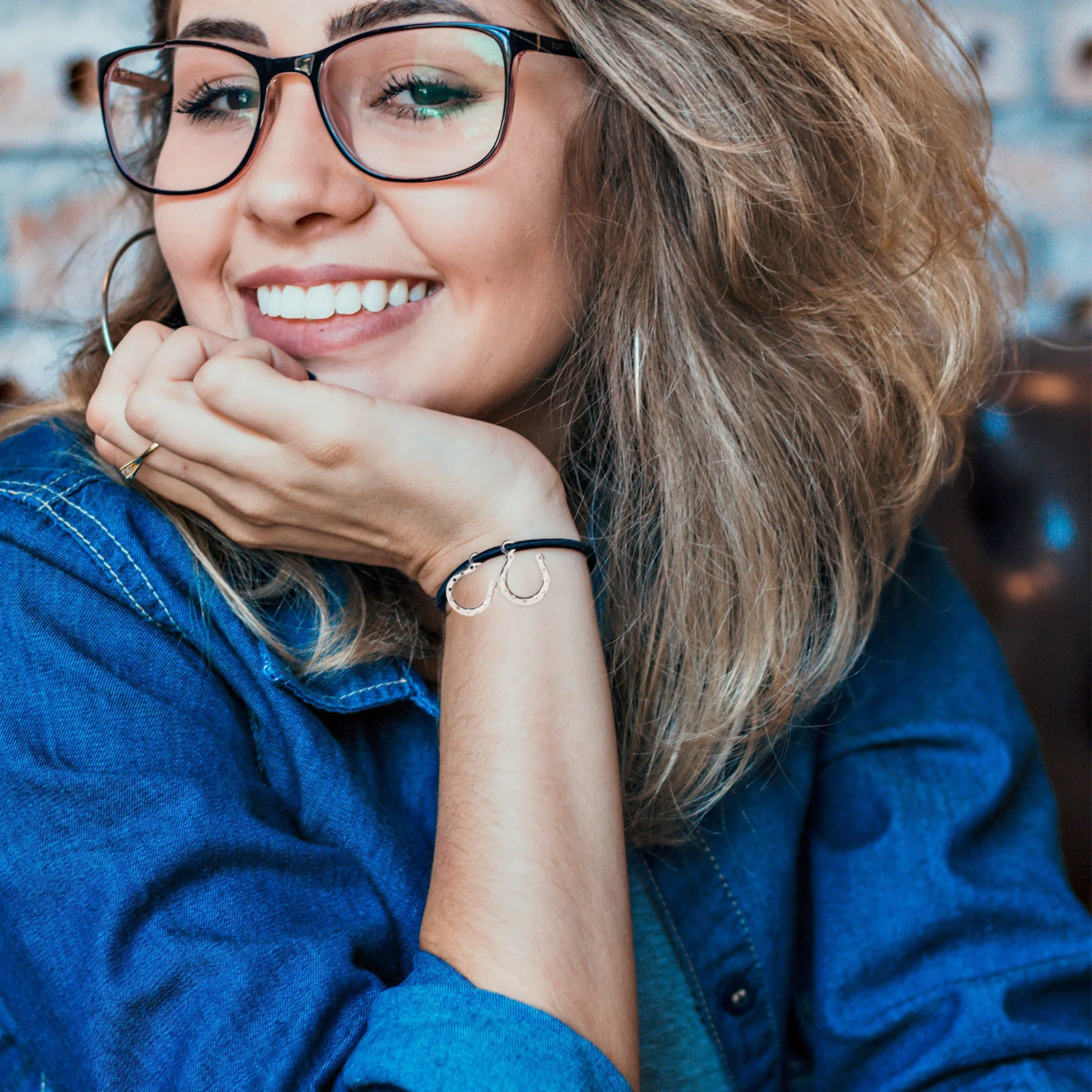 

10 шт., подвеска в форме подковы из титановой стали, DIY ювелирные изделия, подвески для ожерелья, браслета, сережек, принадлежности для рукоделия