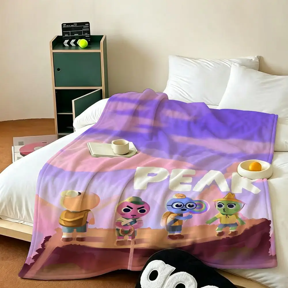 Media P-PEAK Throw Soft Warm Flannel Fleece Throw Blanket for Sofa Bed Travel Home