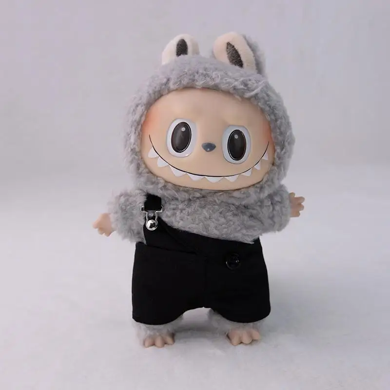 Aksesori Pakaian Pakaian Boneka Mini untuk Korea Kpop Exo 15-17Cm Labubu Idol V1 V2 Hadiah Pakaian Celana Tali Bahu Tunggal