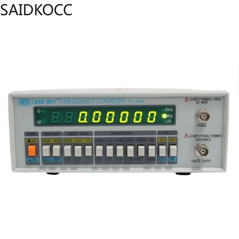 

TFC-2700L Multi-Functional High Precision Frequency Meter 8 LED Display Instrument 10HZ-2.7GHZ High Resolution Frequency Counter