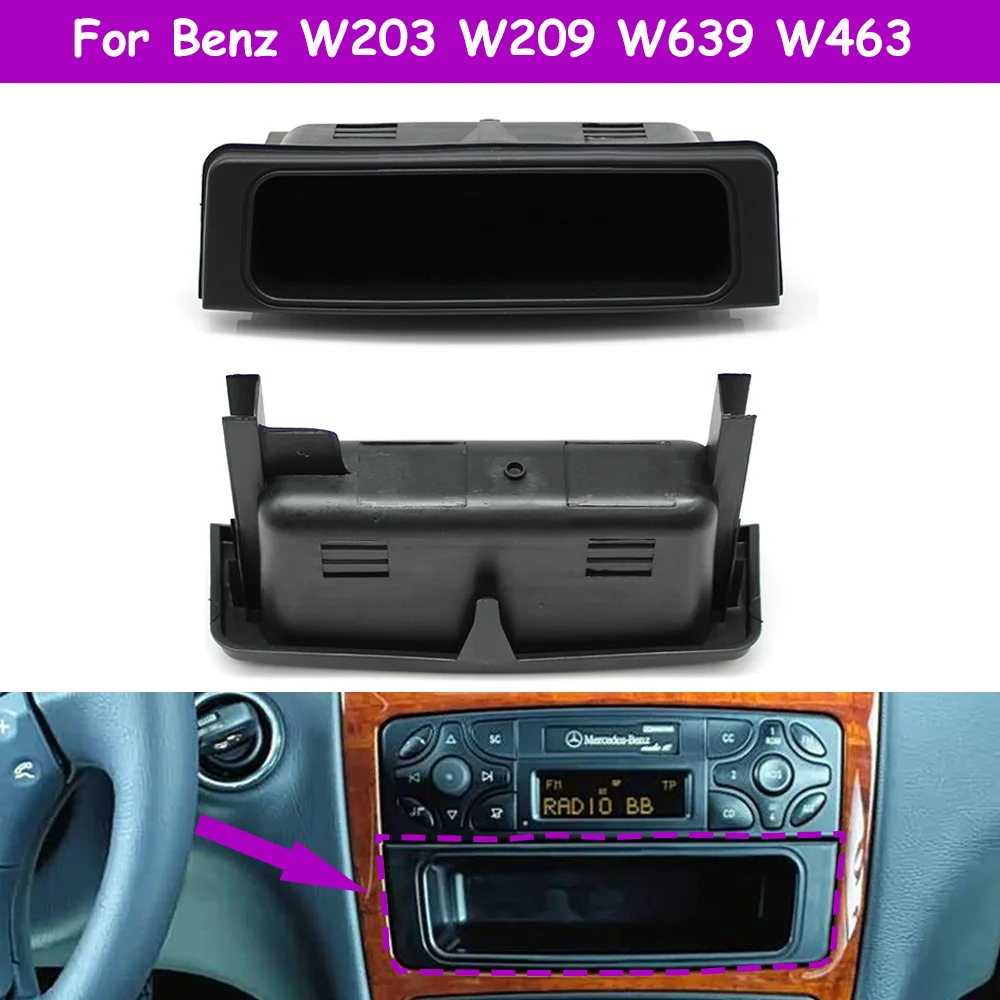 

W203 W209 W639 W463 Car Central Console Storage Box Organizer Rest Tray Holder For Mercedes Benz C CLK Vito G Class 2036830291