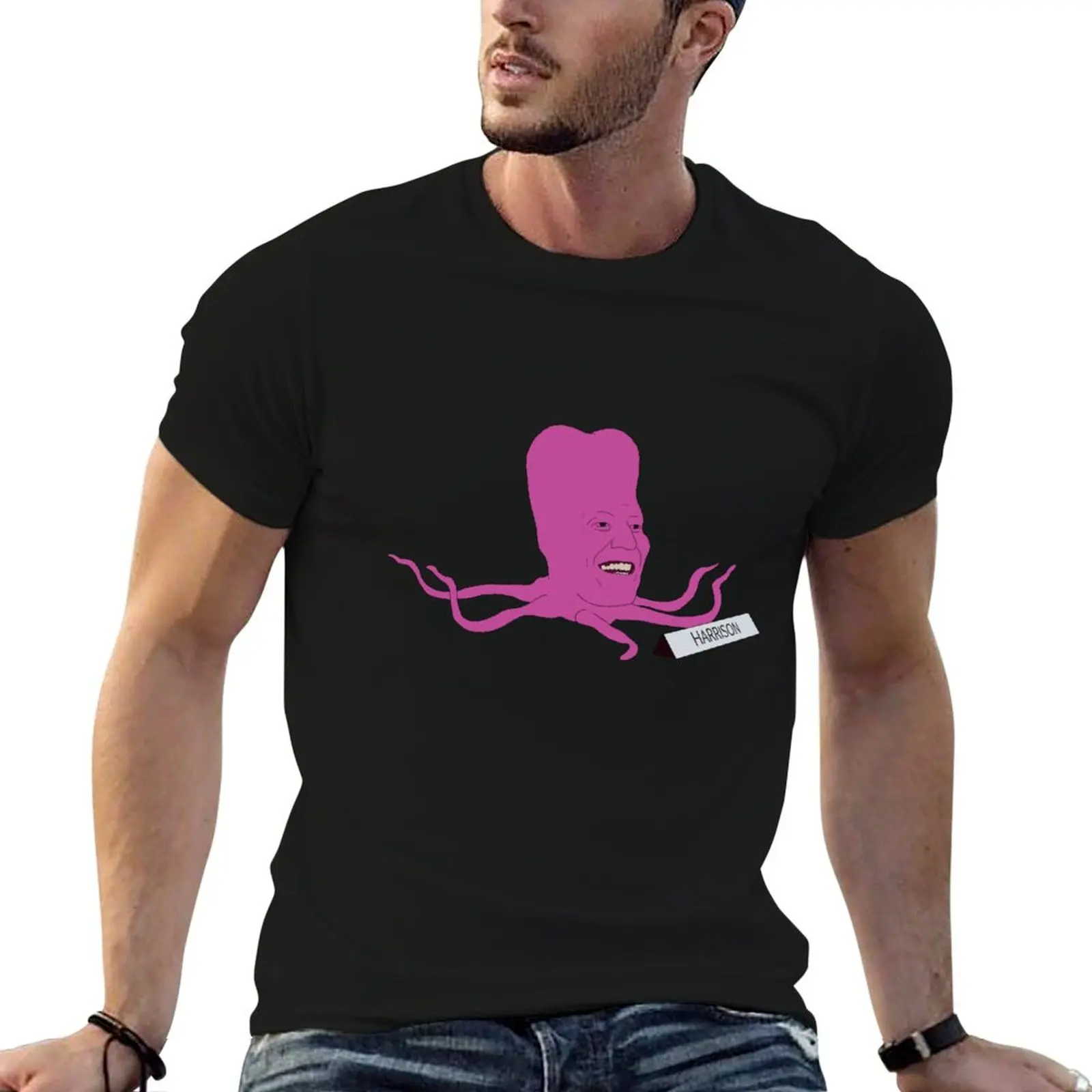 The Mighty Boosh Tony Harrison T-Shirt Holiday Casual Short Sleeve Top