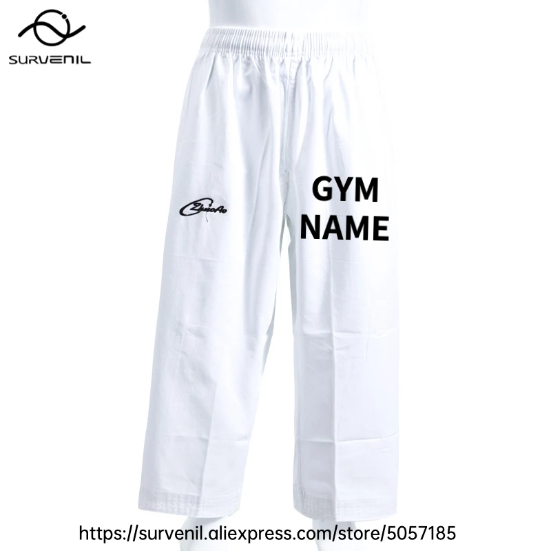 Men Women Kids Taekwondo Sparring Shorts Anti-Tear Cotton Martial Arts Bottoms For Kickboxing MMA Sanda Cross Training Wrestling