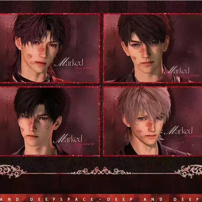 Love and Deepspace A6 Collection Cards Acrylic Color Paper by Silver Wing Male God Series Hot Selling Collectors Gift